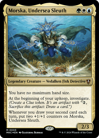{R} Morska, Undersea Sleuth [Murders at Karlov Manor Commander][MKC 003]