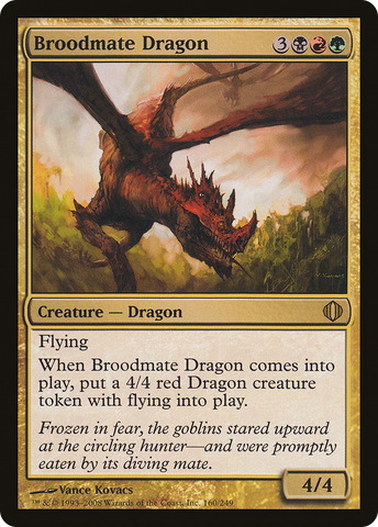 {R} Broodmate Dragon [Shards of Alara][ALA 160]
