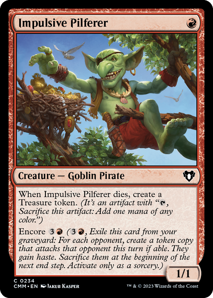 {C} Impulsive Pilferer [Commander Masters][CMM 234]