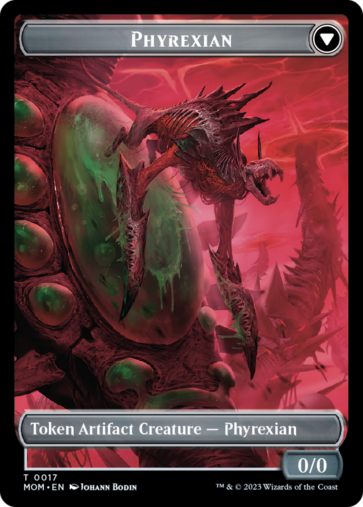 {T} Incubator // Phyrexian (17) Double-Sided Token [March of the Machine Tokens][TMOM 017]