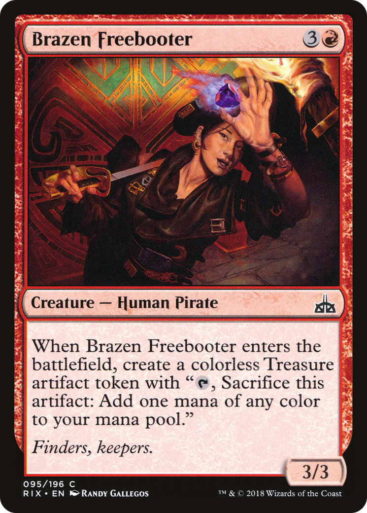 {C} Brazen Freebooter [Rivals of Ixalan][RIX 095]