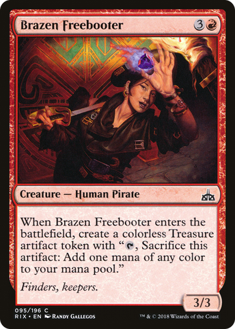 {C} Brazen Freebooter [Rivals of Ixalan][RIX 095]