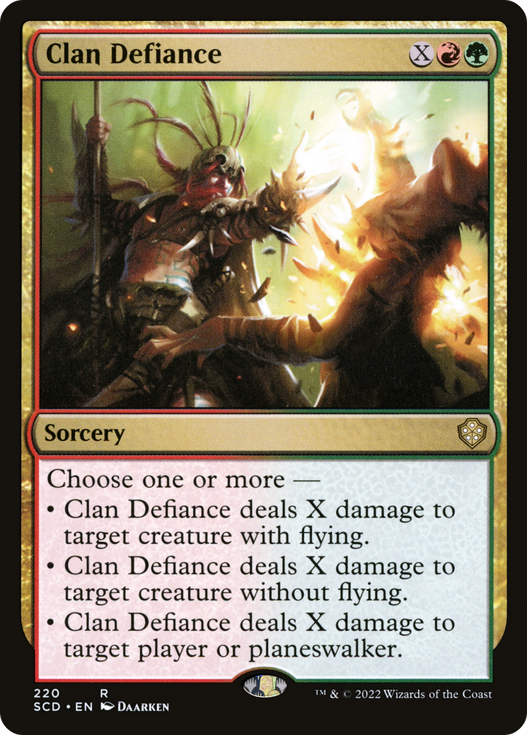 {R} Clan Defiance [Starter Commander Decks][SCD 220]