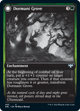 {C} Dormant Grove // Gnarled Grovestrider [Innistrad: Double Feature][DBL 465]