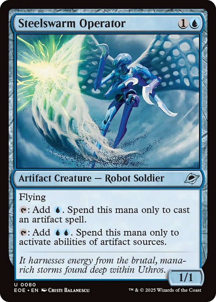 {@@ EOE C} Steelswarm Operator [Edge of Eternities][EOE 080]