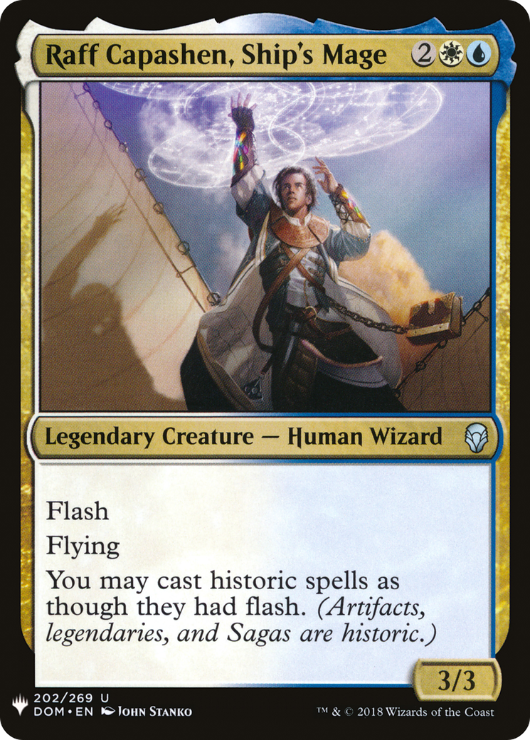 {C} Raff Capashen, Ship's Mage [Mystery Booster][LS DOM 202]