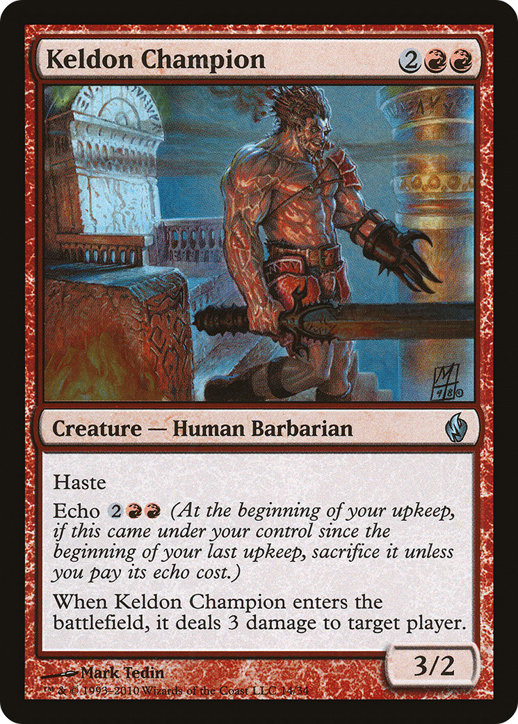 {C} Keldon Champion [Premium Deck Series: Fire and Lightning][PD2 014]