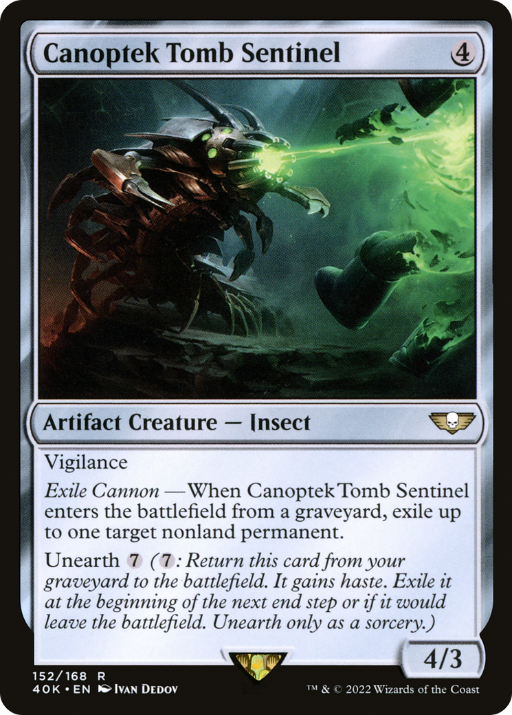 {R} Canoptek Tomb Sentinel [Universes Beyond: Warhammer 40,000][40K 152]