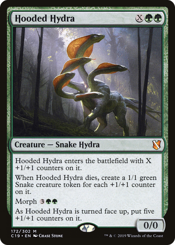 {R} Hooded Hydra [Commander 2019][C19 172]