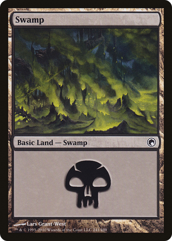 {B}[SOM 241] Swamp (241) [Scars of Mirrodin]