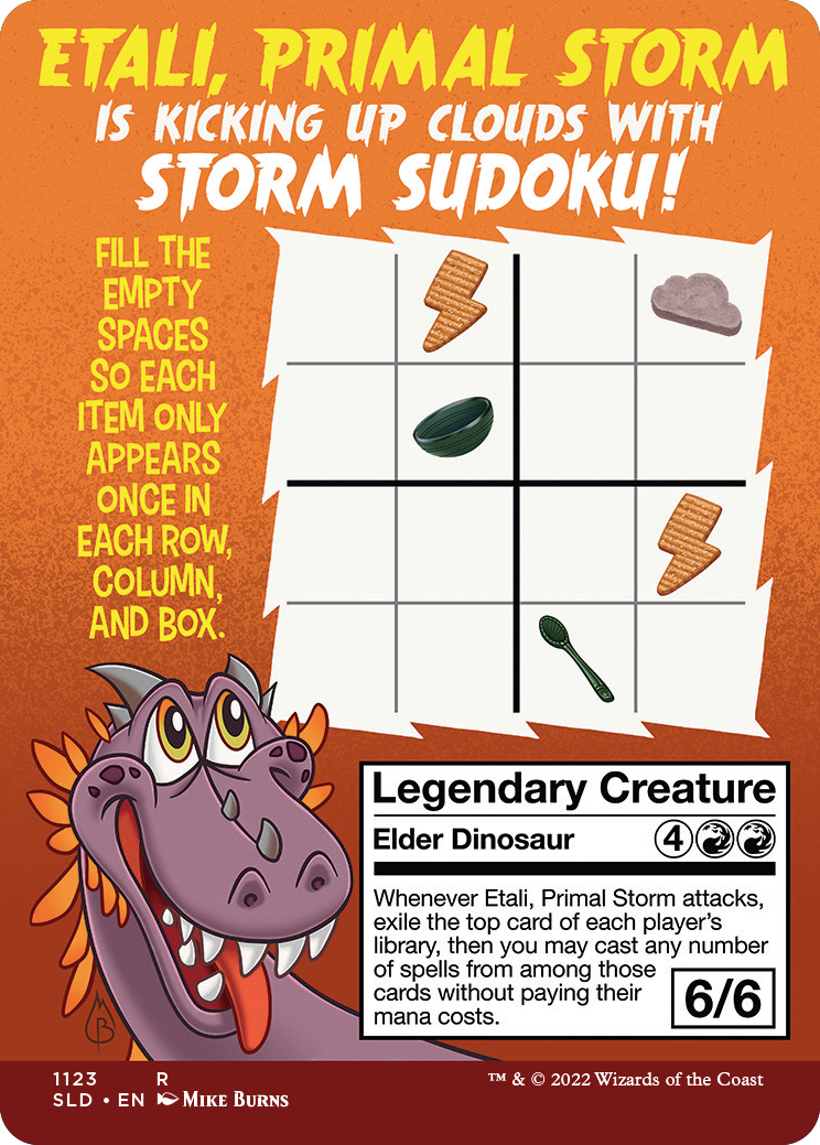 {R} Etali, Primal Storm (Borderless) [Secret Lair Drop Series][SLD 1122]