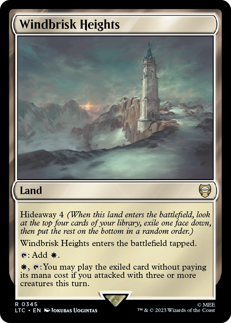 {R} Windbrisk Heights [The Lord of the Rings: Tales of Middle-Earth Commander][LTC 345]