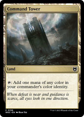 {C} Command Tower [Wilds of Eldraine Commander][WOC 156]