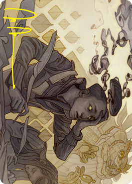 {A} Go Blank Art Card (Gold-Stamped Signature) [Strixhaven: School of Mages Art Series][GS ASTX 008]