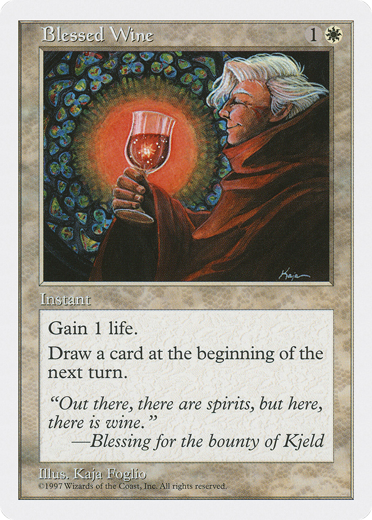 {C} Blessed Wine [Fifth Edition][5ED 011]