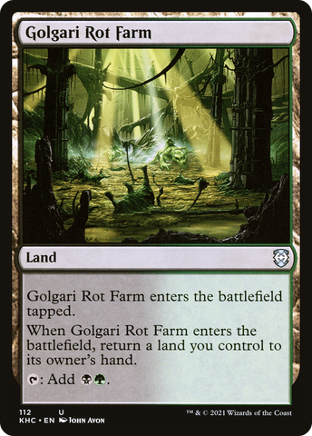 {C} Golgari Rot Farm [Kaldheim Commander][KHC 112]