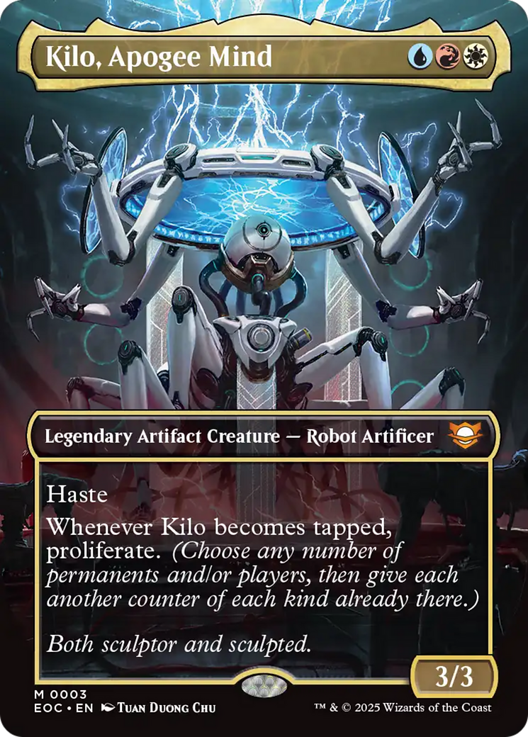 {R} Kilo, Apogee Mind (Borderless) [Edge of Eternities Commander][EOC 003]