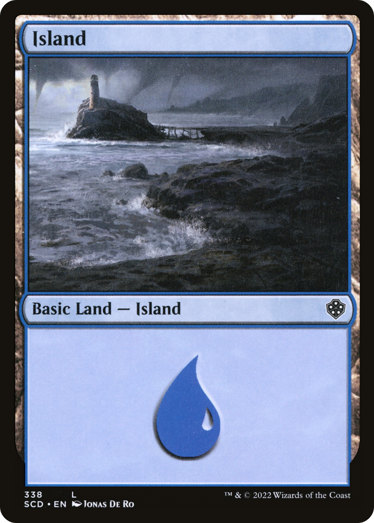 {B}[SCD 338] Island (338) [Starter Commander Decks]