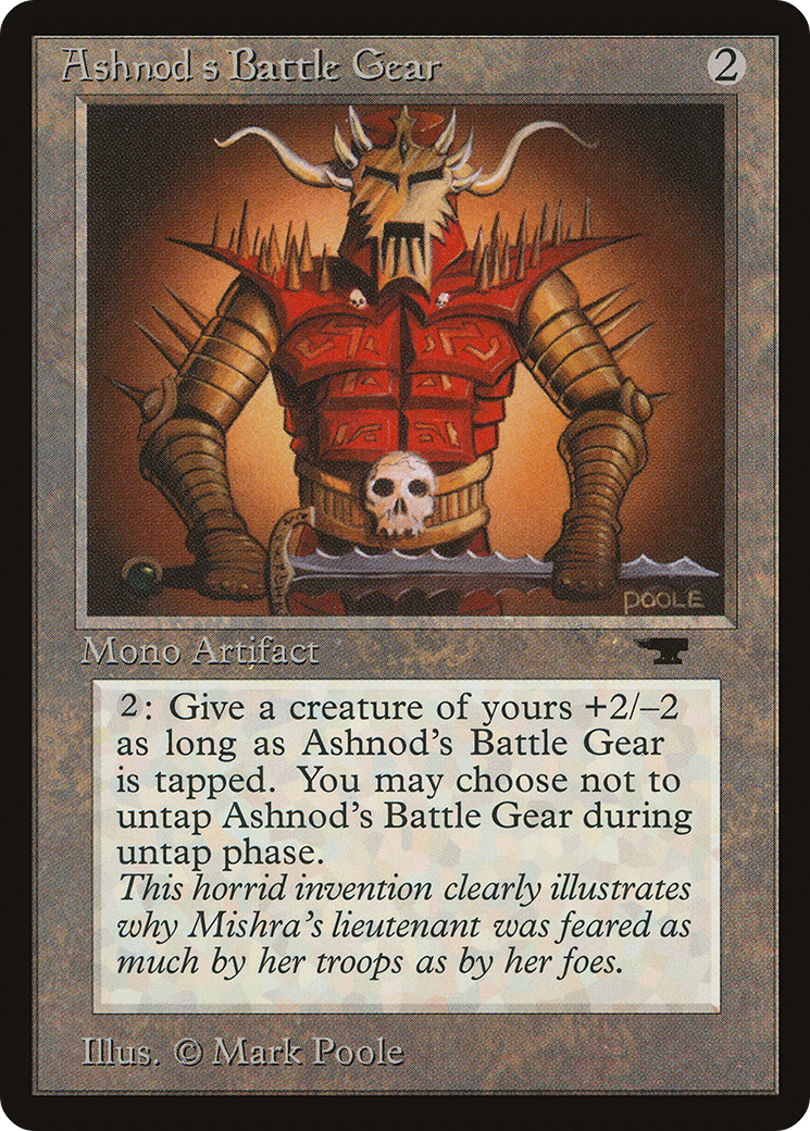 {C} Ashnod's Battle Gear [Antiquities][ATQ 039]