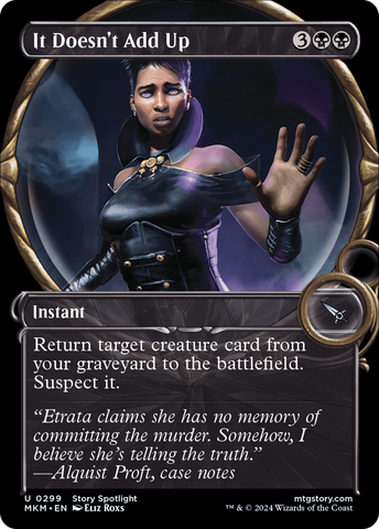 {@C} It Doesn't Add Up (Showcase) [Murders at Karlov Manor][MKM 299]