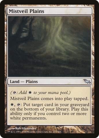 {C} Mistveil Plains [Shadowmoor][SHM 275]
