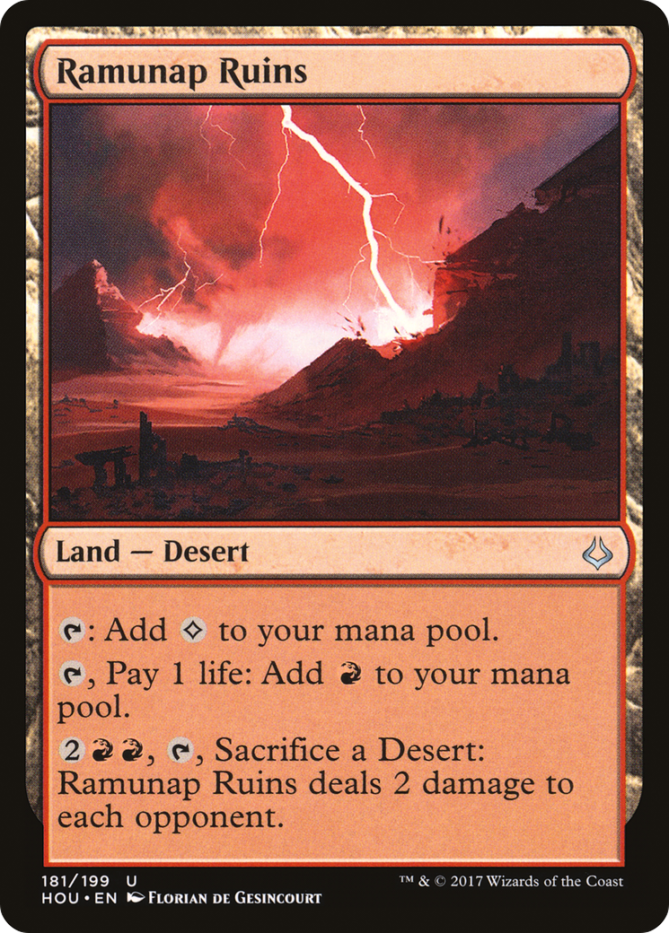 {C} Ramunap Ruins [Hour of Devastation][HOU 181]