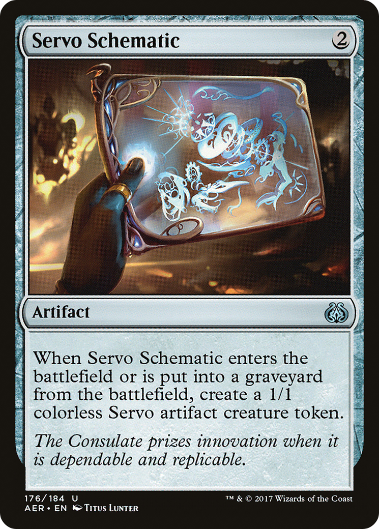 {C} Servo Schematic [Aether Revolt][AER 176] - Misty Mountain Games
