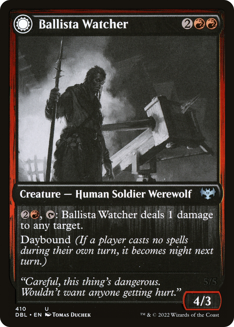 {C} Ballista Watcher // Ballista Wielder [Innistrad: Double Feature][DBL 410]