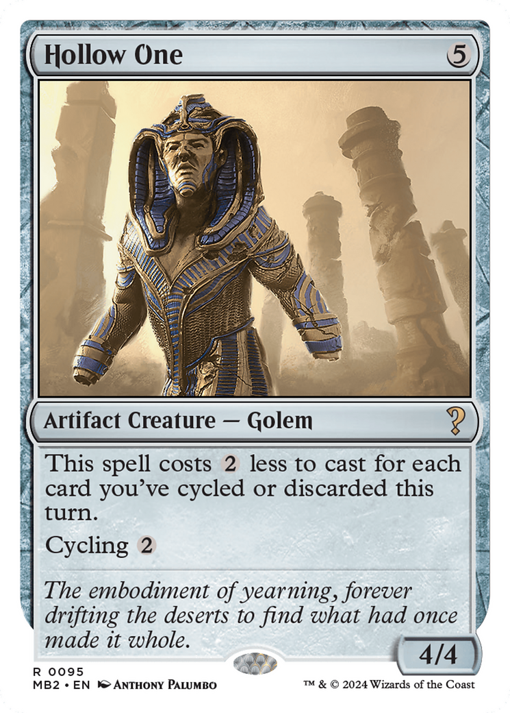 {R} Hollow One (White Border) [Mystery Booster 2][MB2 095]