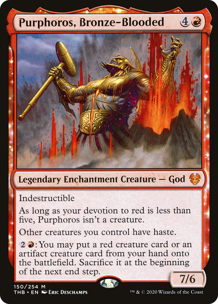 {R} Purphoros, Bronze-Blooded [Theros Beyond Death][THB 150]