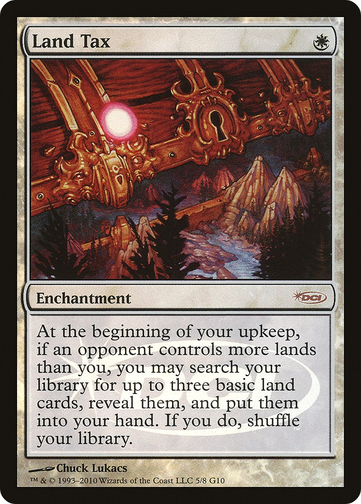 {R} Land Tax [Judge Gift Cards 2010][PA J10 005] - Misty Mountain Games