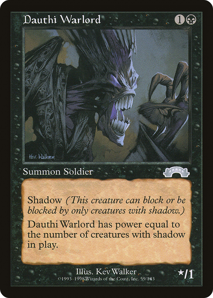 {C} Dauthi Warlord [Exodus][EXO 059]