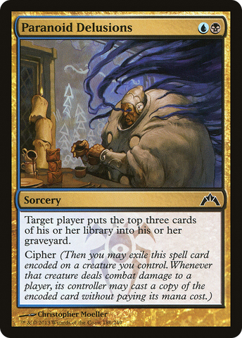 {C} Paranoid Delusions [Gatecrash][GTC 186]