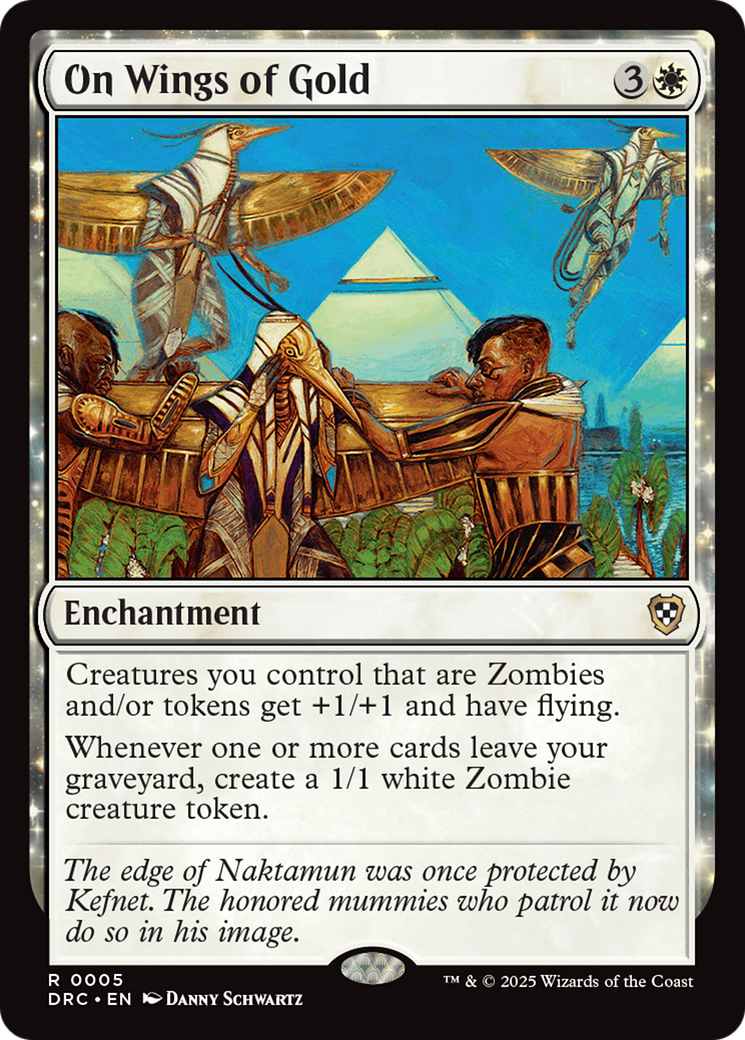 {R} On Wings of Gold [Aetherdrift Commander][DRC 005]