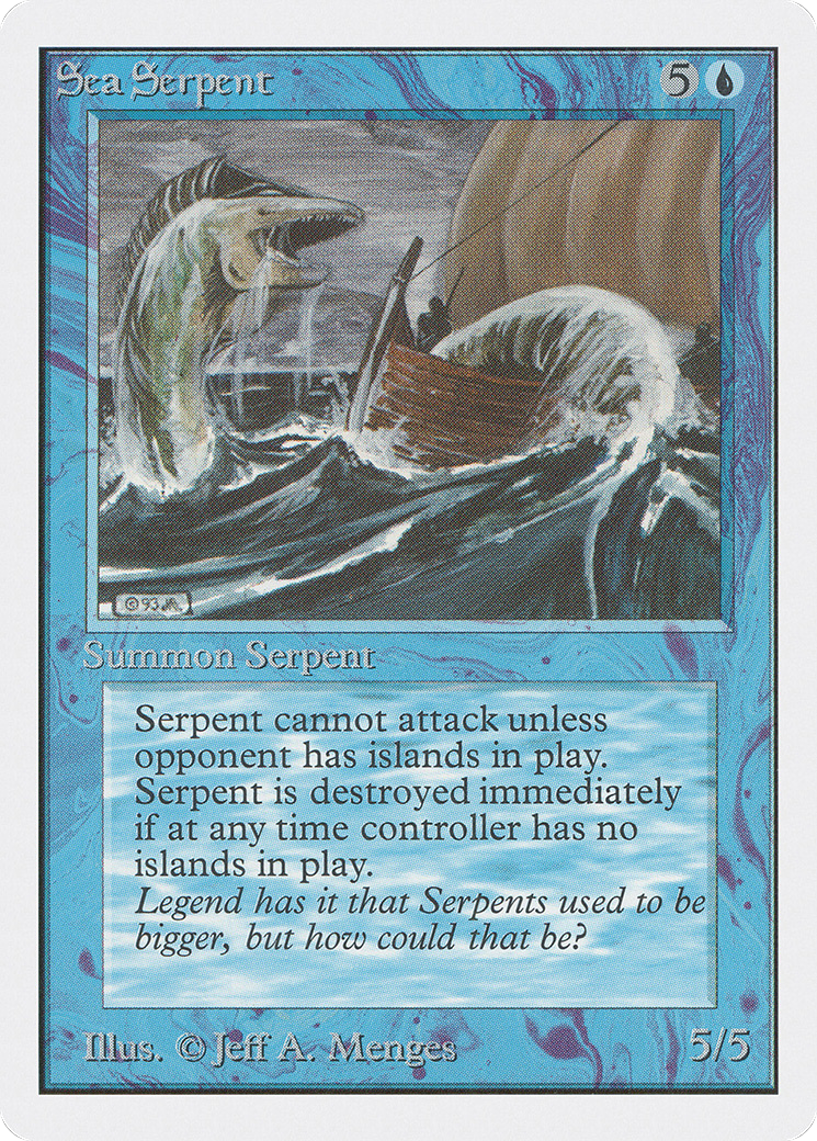 {C} Sea Serpent [Unlimited Edition][2ED 077]