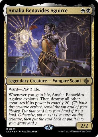 {@R} Amalia Benavides Aguirre (Promo Pack) [The Lost Caverns of Ixalan Promos][PP LCI 221]