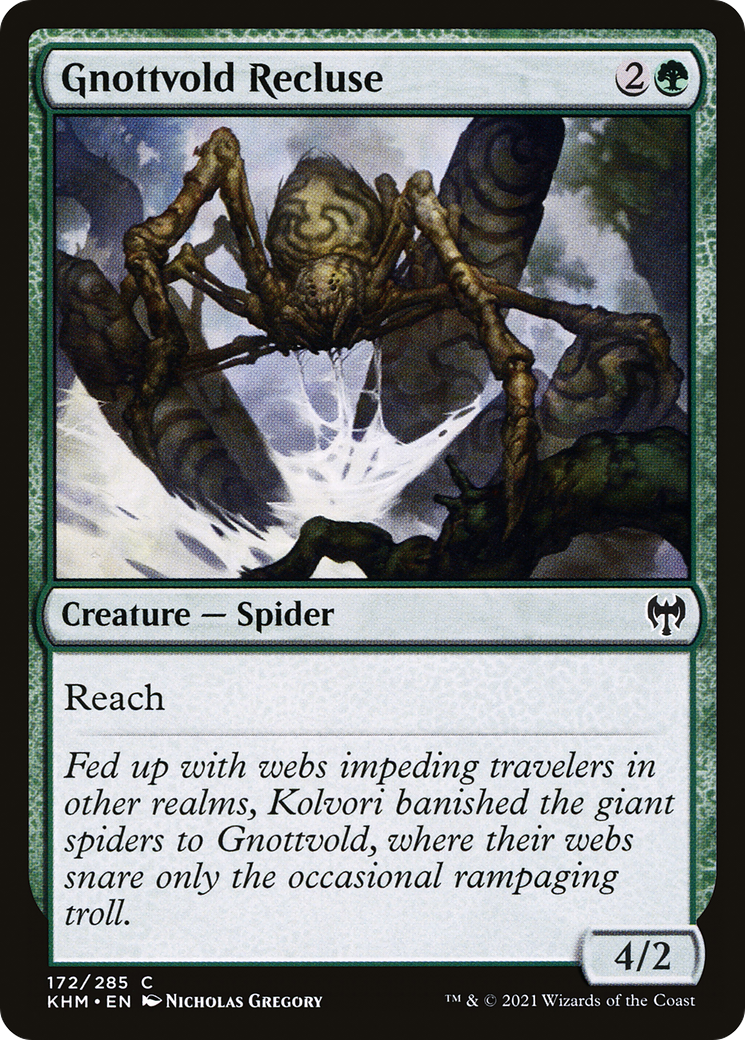 {C} Gnottvold Recluse [Kaldheim][KHM 172]
