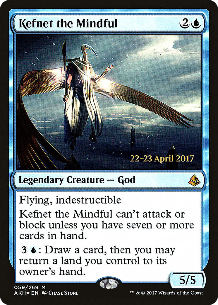 {R} Kefnet the Mindful [Amonkhet Prerelease Promos][PR AKH 059]