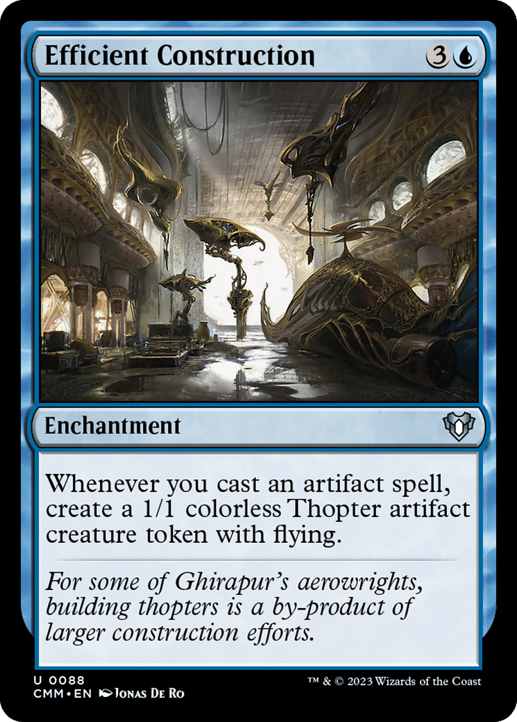 {C} Efficient Construction [Commander Masters][CMM 088]