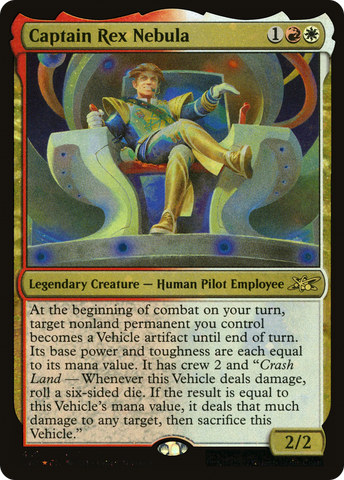 {R} Captain Rex Nebula (Galaxy Foil) [Unfinity][UNF 450]