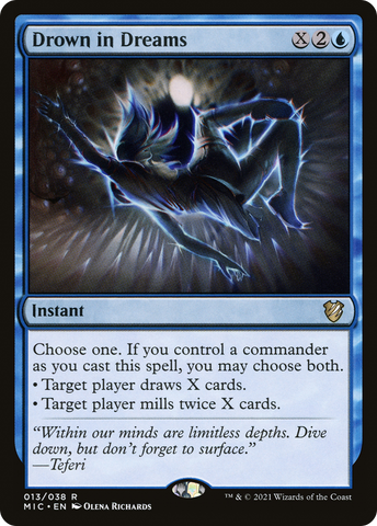 {R} Drown in Dreams [Innistrad: Midnight Hunt Commander][MIC 013]