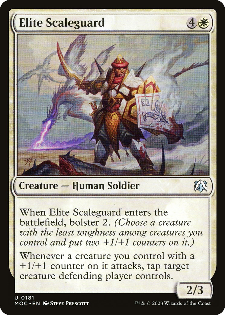 {C} Elite Scaleguard [March of the Machine Commander][MOC 181]