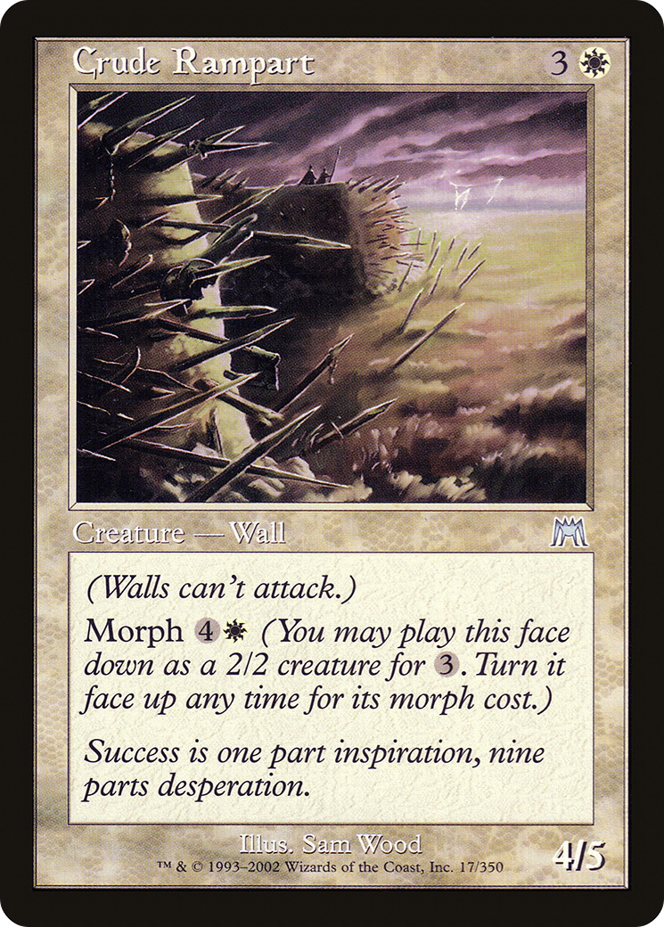 {C} Crude Rampart [Onslaught][ONS 017]