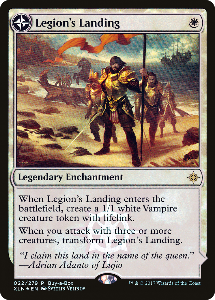 {R} Legion's Landing // Adanto, the First Fort (Buy-A-Box) [Ixalan Treasure Chest][PA PXTC 022]