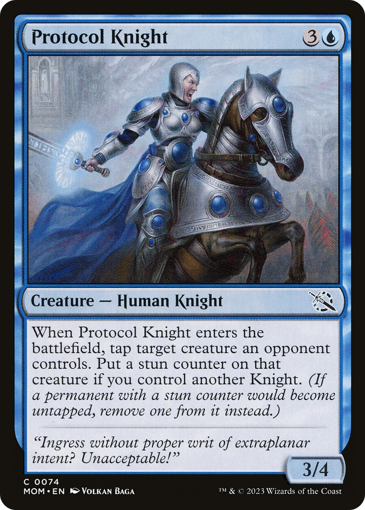 {C} Protocol Knight [March of the Machine][MOM 074]
