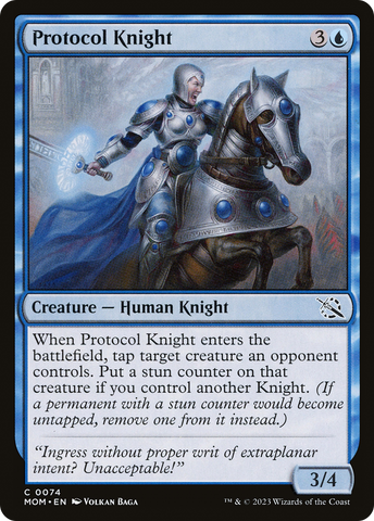 {C} Protocol Knight [March of the Machine][MOM 074]