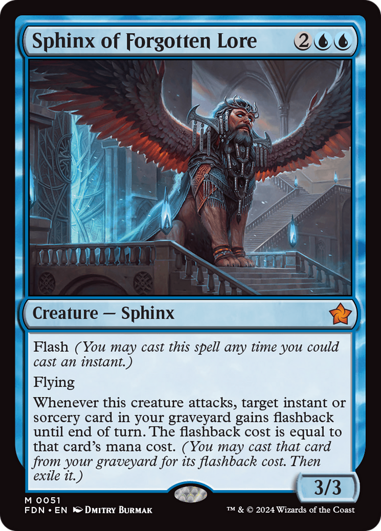 {@R} Sphinx of Forgotten Lore [Foundations][FDN 051]