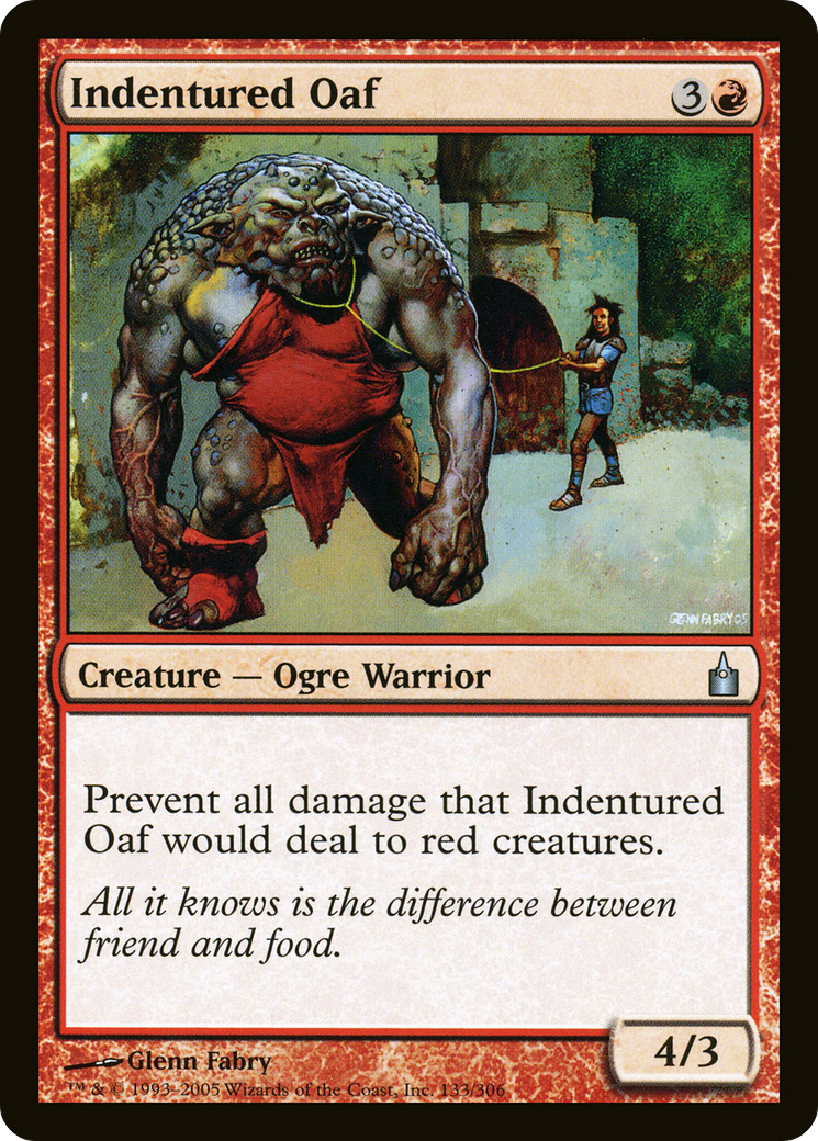 {C} Indentured Oaf [Ravnica: City of Guilds][RAV 133]
