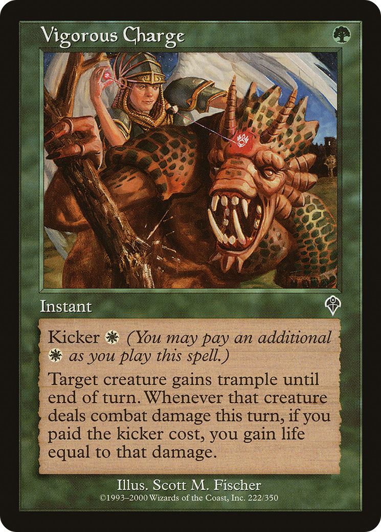 {C} Vigorous Charge [Invasion][INV 222]