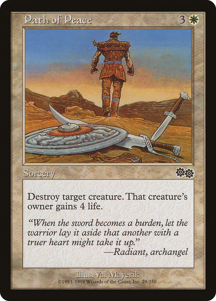 {C} Path of Peace [Urza's Saga][USG 029]